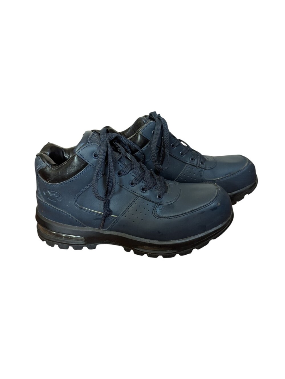 Mountain Gear Leather D-Day 2 Blue Hiking Rugged Outdoor Cushioned Boots Sz 12 - Picture 6 of 11